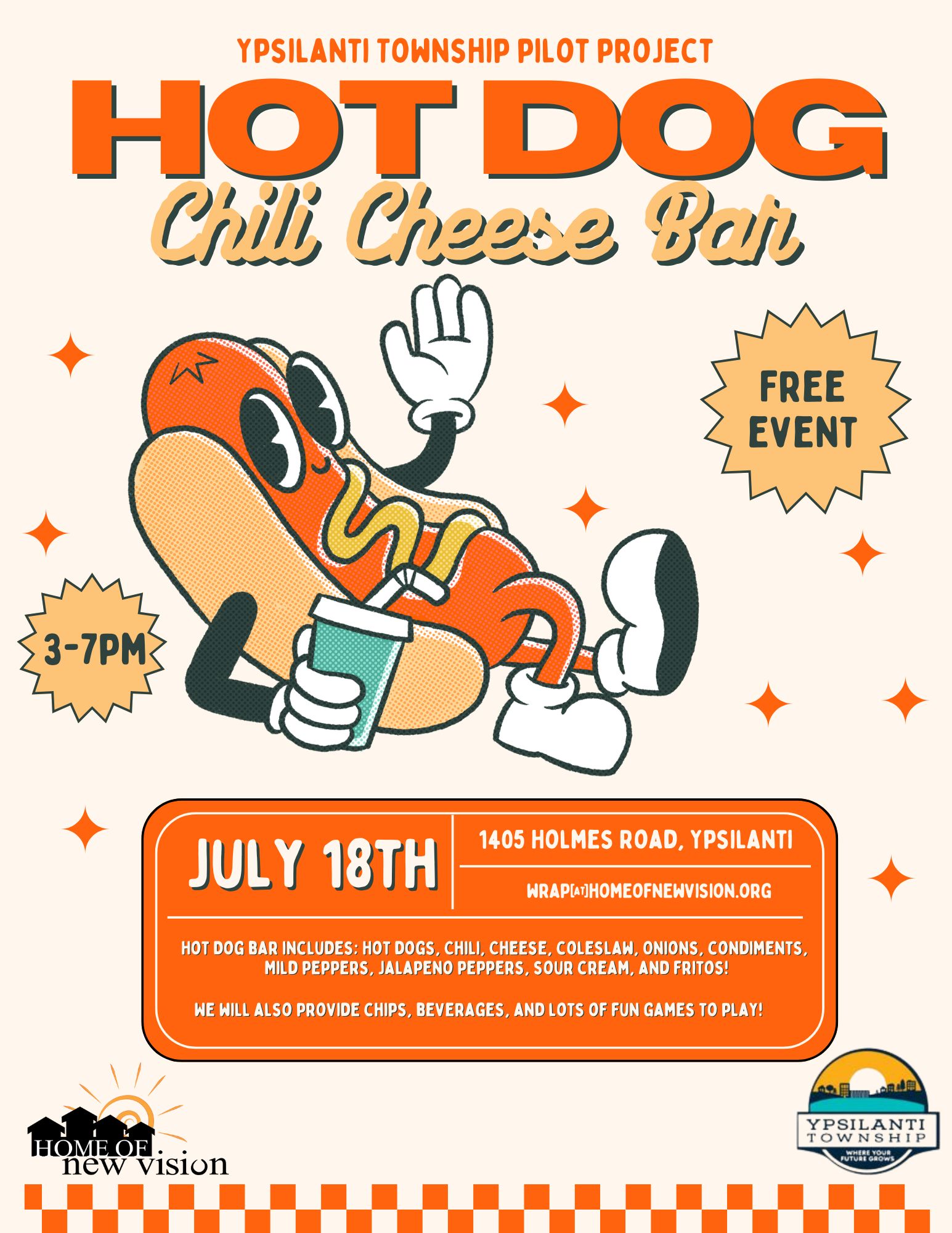 Ypsilanti Township Pilot Project – Hot Dog Chili Bar – WRAP